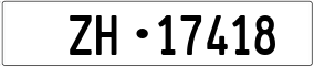 Truck License Plate